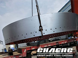 Rotary kiln shell fabrication process and materials